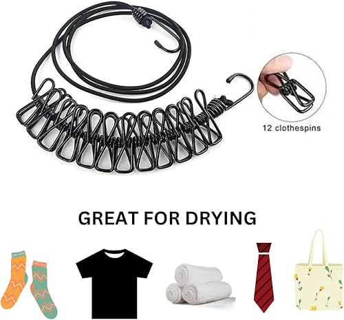 Miniatura 3 de Paquete de 3 paquetes de viaje para fregadero de marea, paquete de 2 paquetes con spray liberador de arrugas Downy, tendedero de viaje portátil,