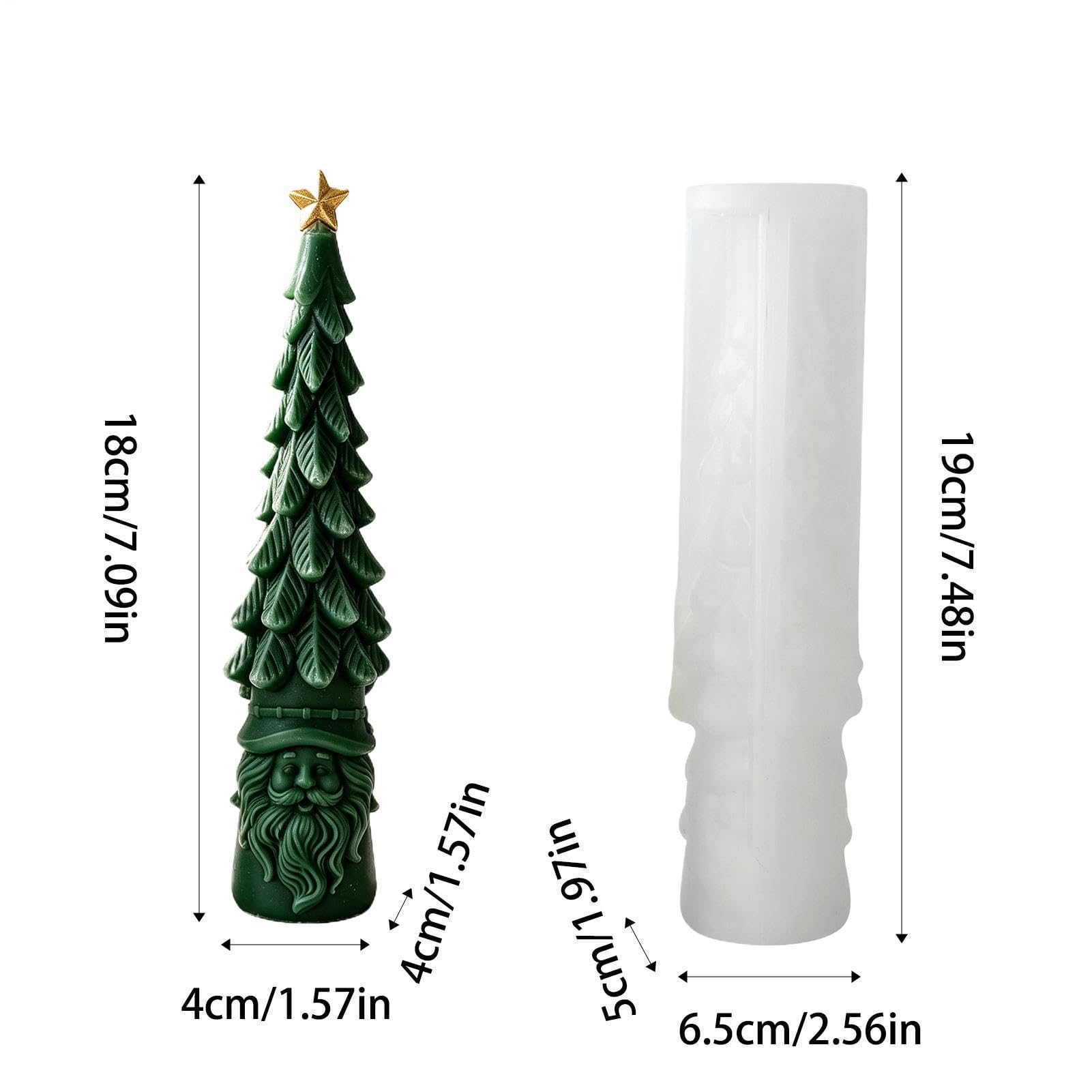 Świąteczna forma do świec, nieprzywierająca, łatwa do uwalniania forma