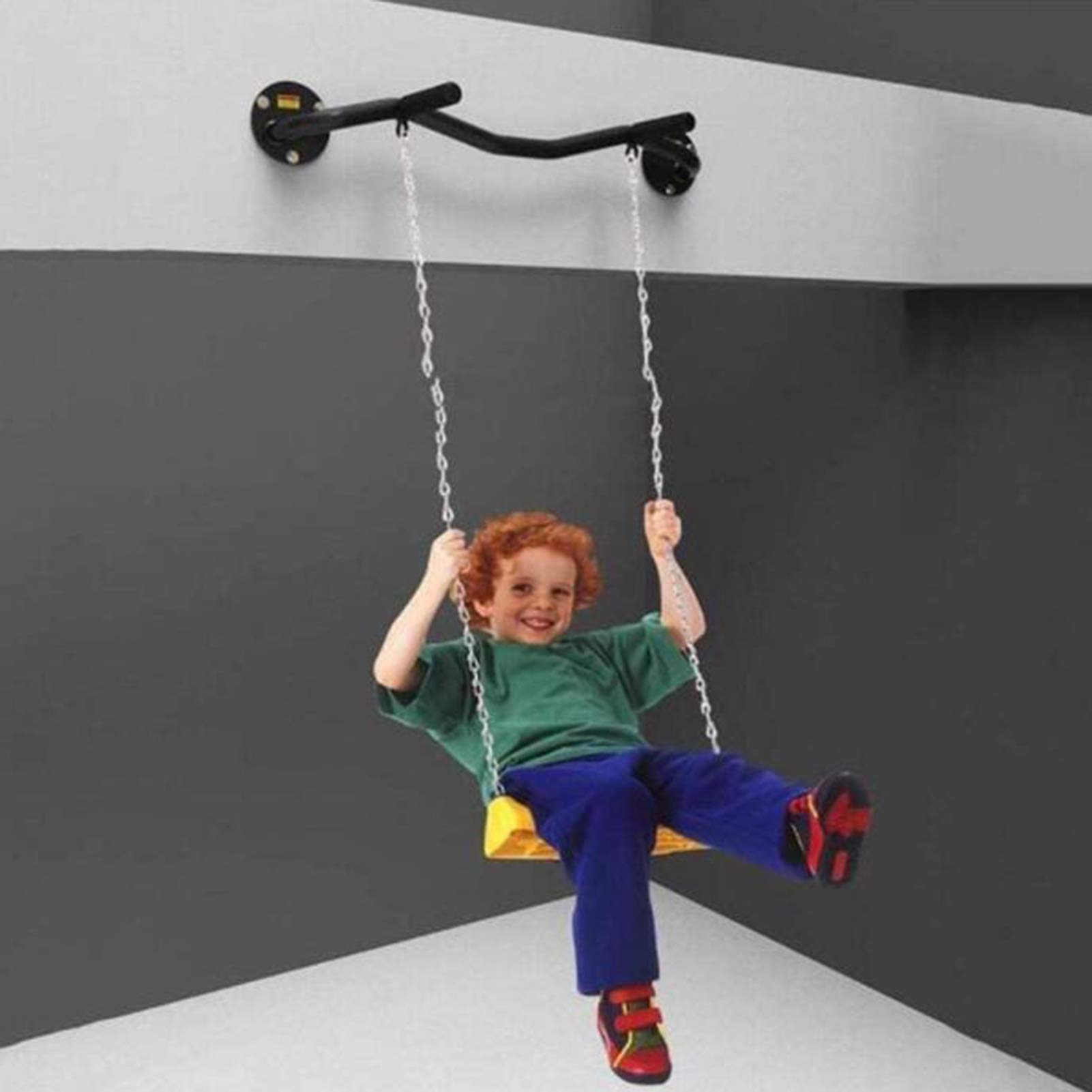 Amazon | プルアップバー壁掛け式鉄棒、フックと滑り止め