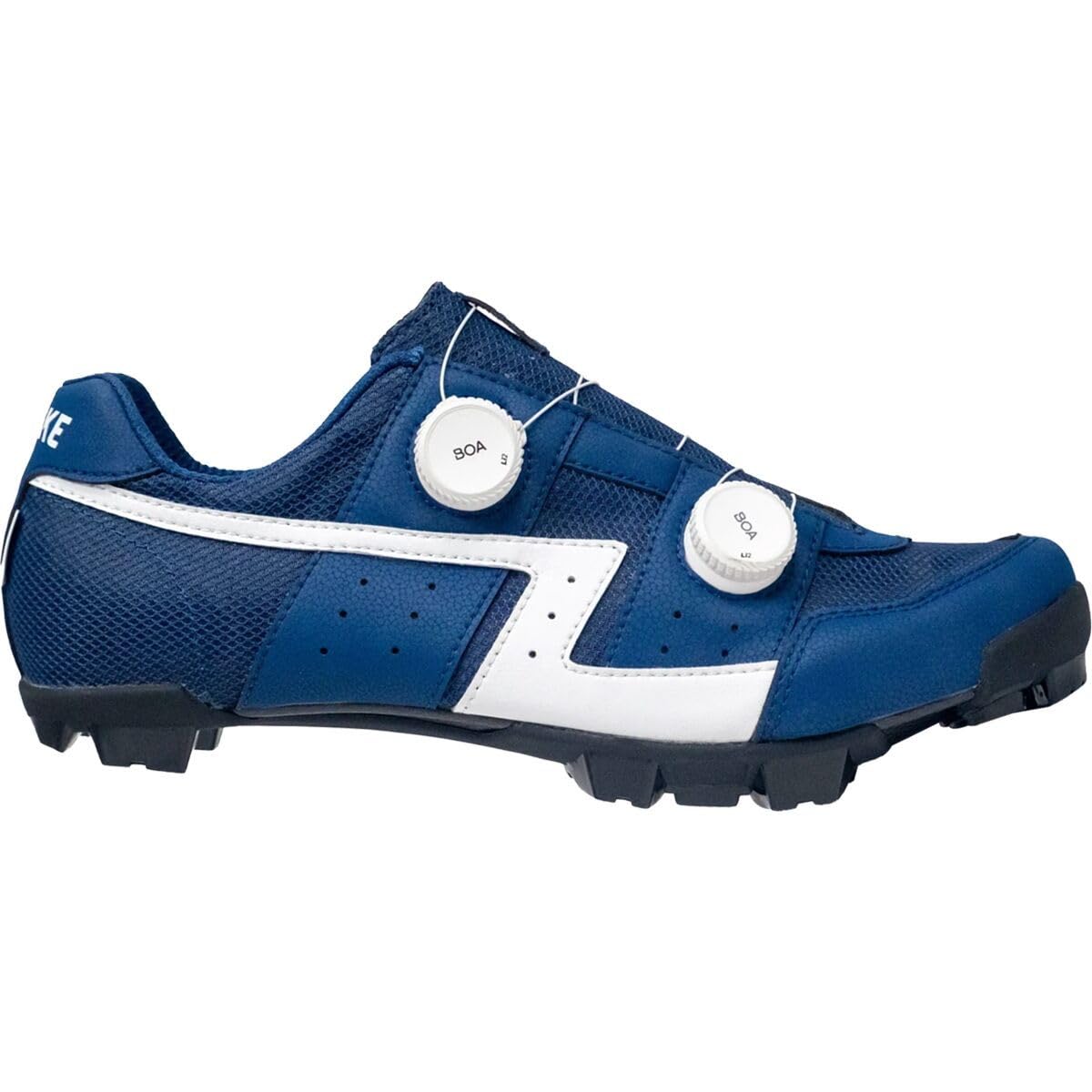 Lake Mx30g Mesh Cycling Shoe - Men's Mesh-Blue/White, 50.0