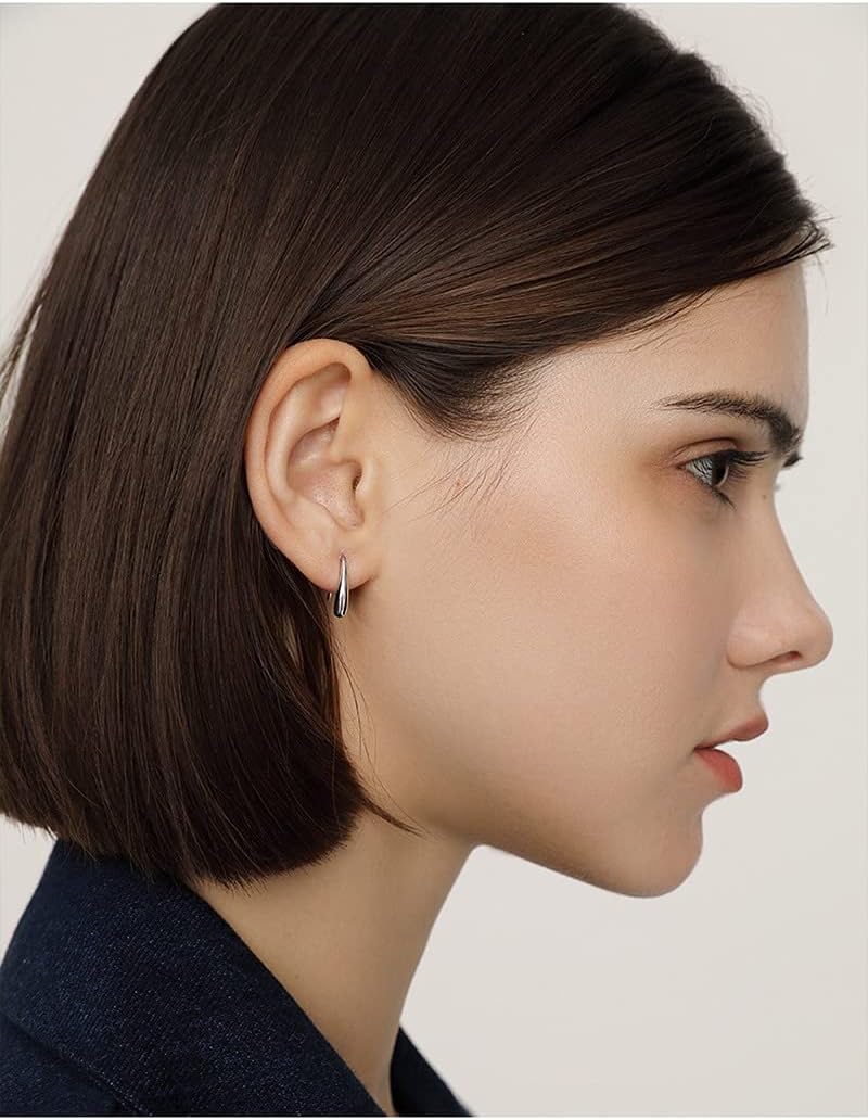 ZRU 3 Pairs Gold Stud Hoop Huggie Earrings Set for Women Men - Cartilage Studs, Small CZ Piercing, 18k Gold Plated - Dainty Trendy Gifts - Image 6