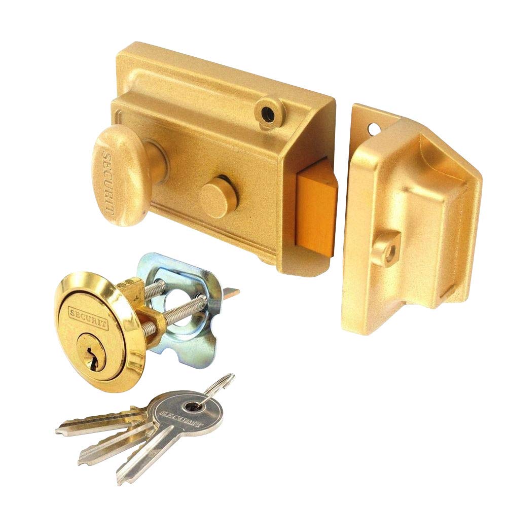 Securit Gold Sec Nightlatch Std Champ S1740*