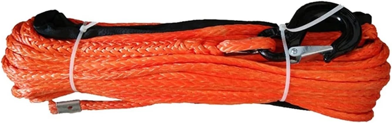 10MM x 30M 合成ウインチロープ フック付き ヘビーデューティー オフロード牽引ストラップキット ヘビーデューティー オフロ