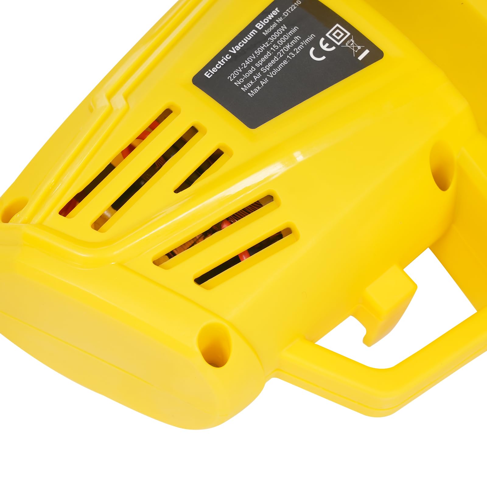 Elektryczna dmuchawa do liści, 3000 W, odkurzacz do liści, dmuchawa do liści 2 w 1, funkcja dmuchawy i funkcja ssania, prędkość nawiewu 167,77 mph, dmuchawa do liści, worek kolekcjonerski, zamiatarka