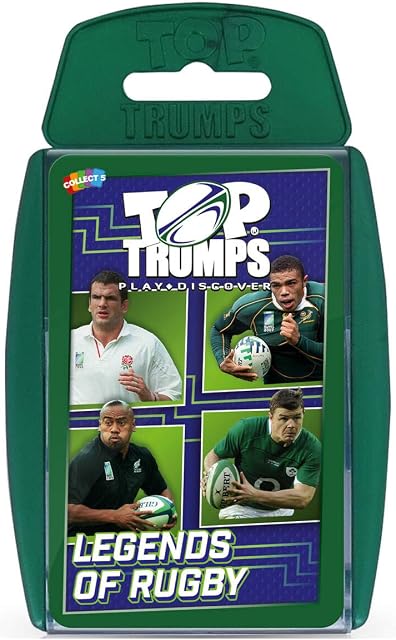 Top Trumps Legends Of Rugby Card Game - From Ages 6+