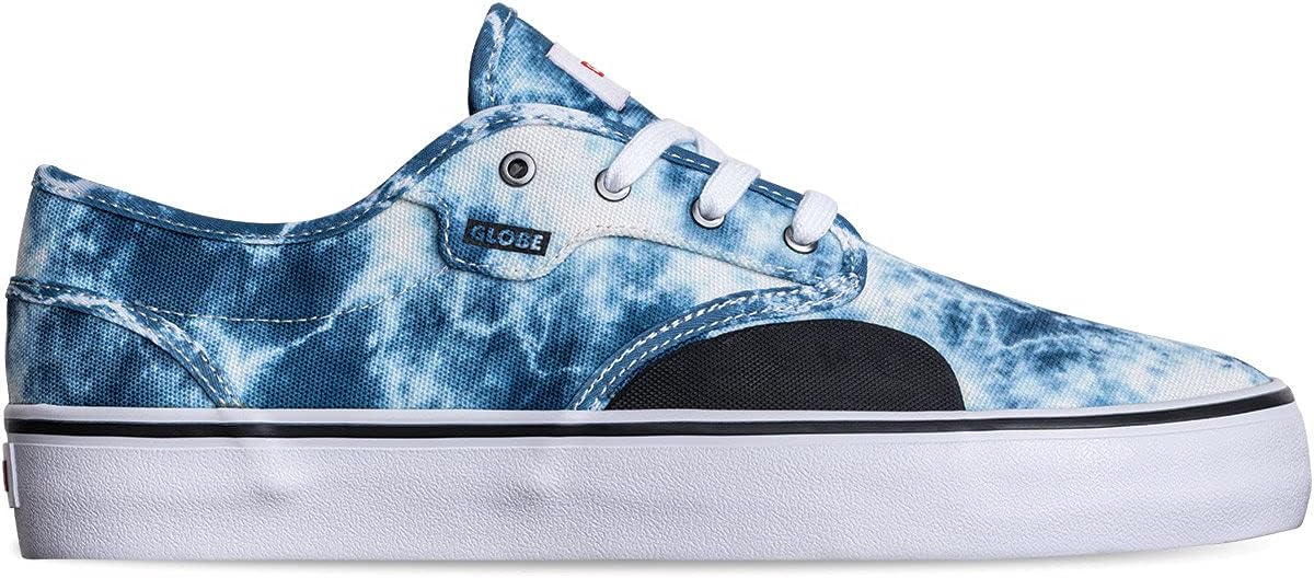 Globe Men's Traditional Vulcanized Skate Shoe, Blizzard Tie Dye, 12