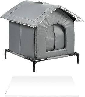 MagiDeal Abri extérieur pour Chats errants, isolé, Chaud et imperméable, idéal pour l'hiver dans Le Jardin ou, L