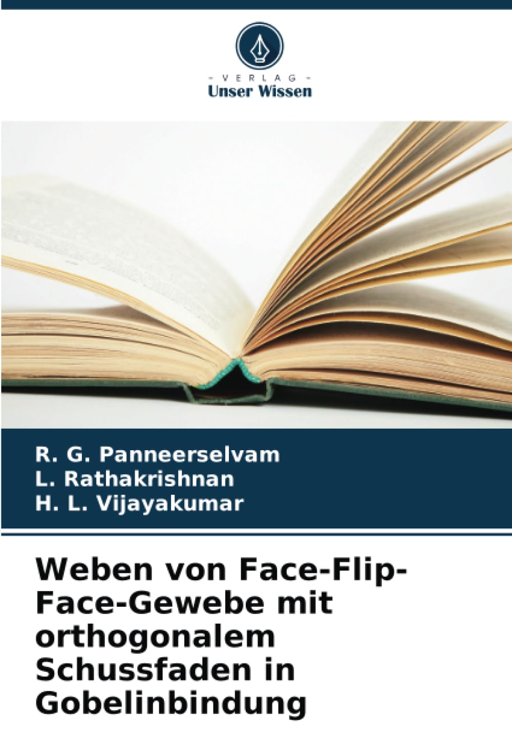 Weben von Face-Flip-Face-Gewebe mit orthogonalem Schussfaden in Gobelinbindung