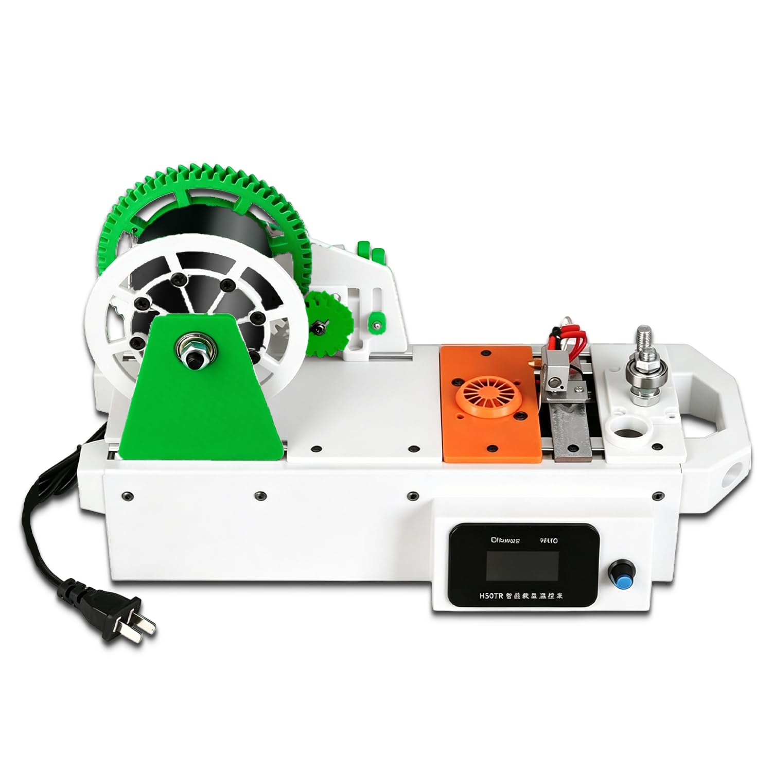Fabricante de filamentos y extrusora de plástico de escritorio para reciclaje de botellas, radiador de refrigeración eficiente para proyectos de bricolaje y laboratorios experimentales, solución
