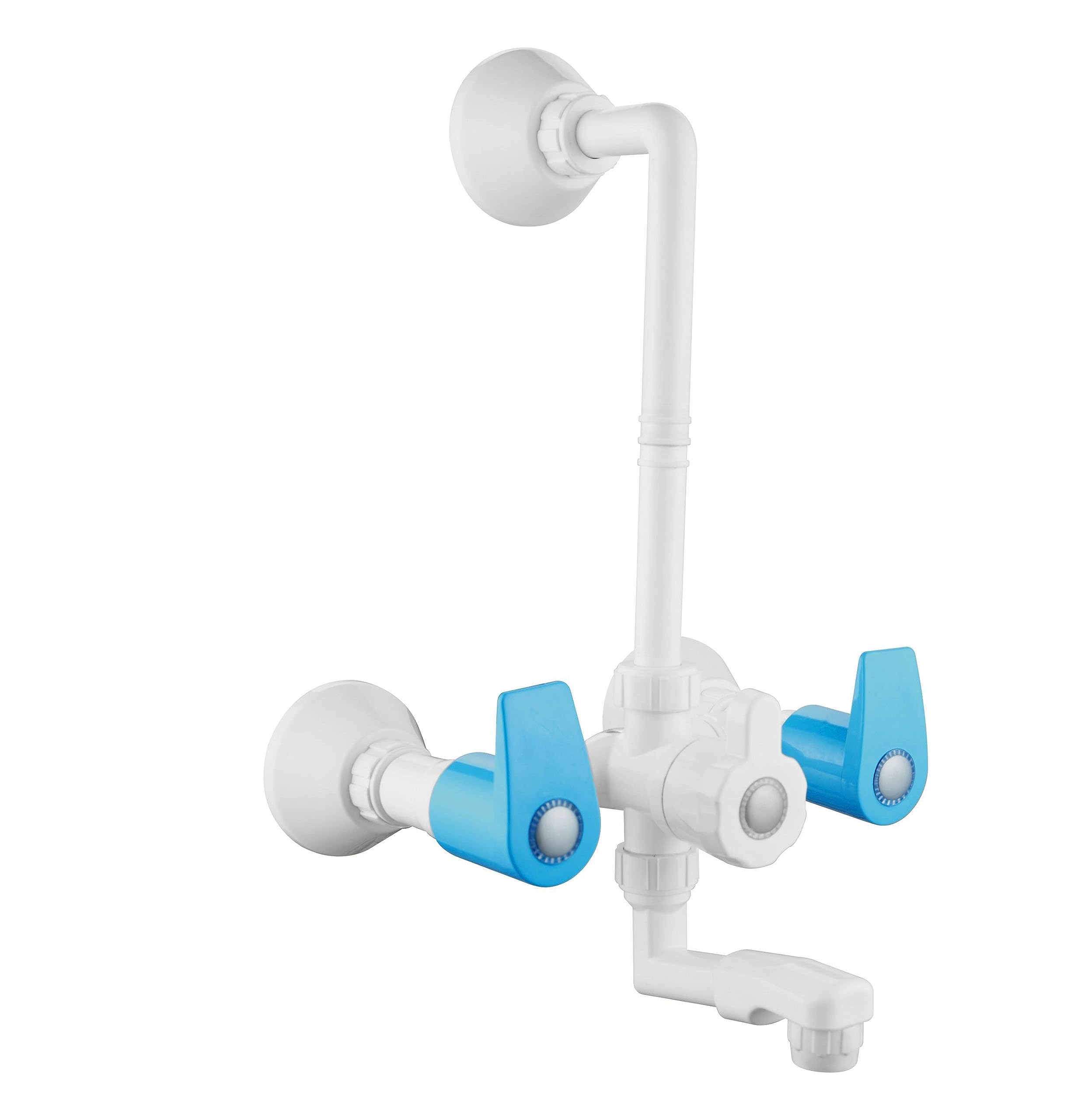 Sanituf AU-2121 Wall Mixer with L Bend || Hot & Cold Suitable Aura Series Plastic Wall Mixer Faucet (Wall Mount Installation Type) (B0CCDRC512) Amazon Price History, Amazon Price Tracker