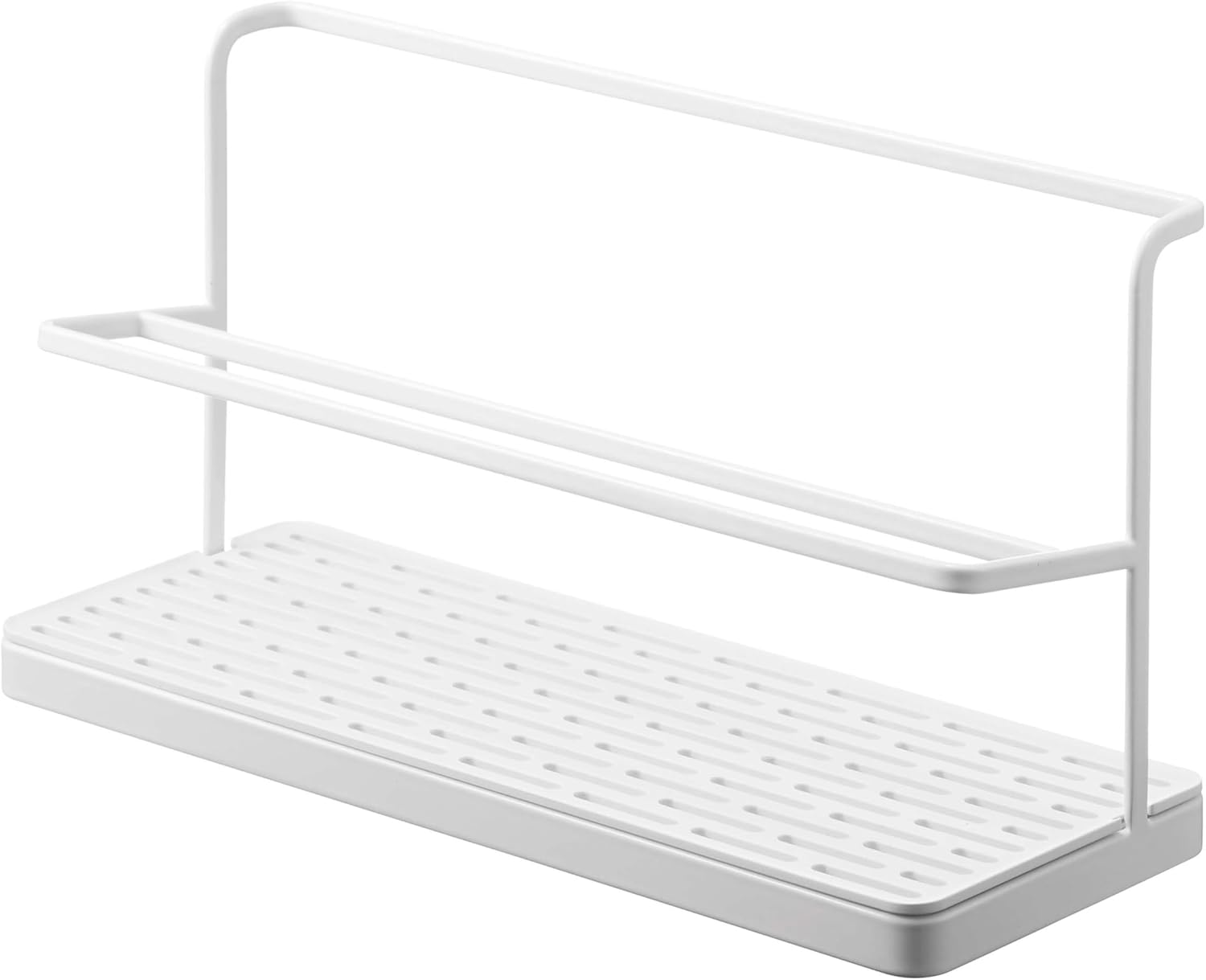 山崎実業(Yamazaki) ワイド ジャグボトルスタンド ホワイト 約W32XD12XH17cm タワー tower 水筒 スタンド 水切りラック 5409