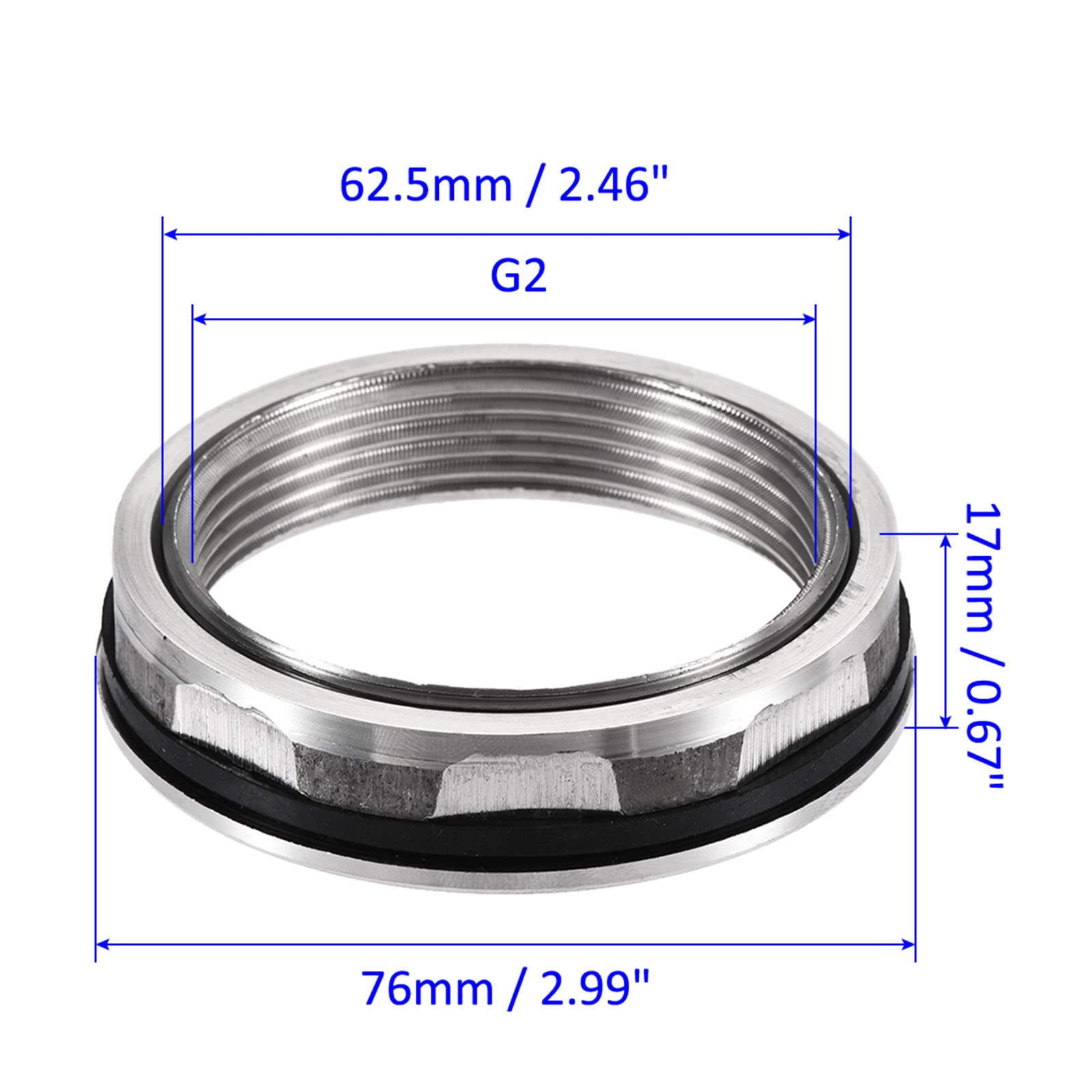オールステンレス製ワンタッチ継手 バルクヘッドユニオン - BYKSKI