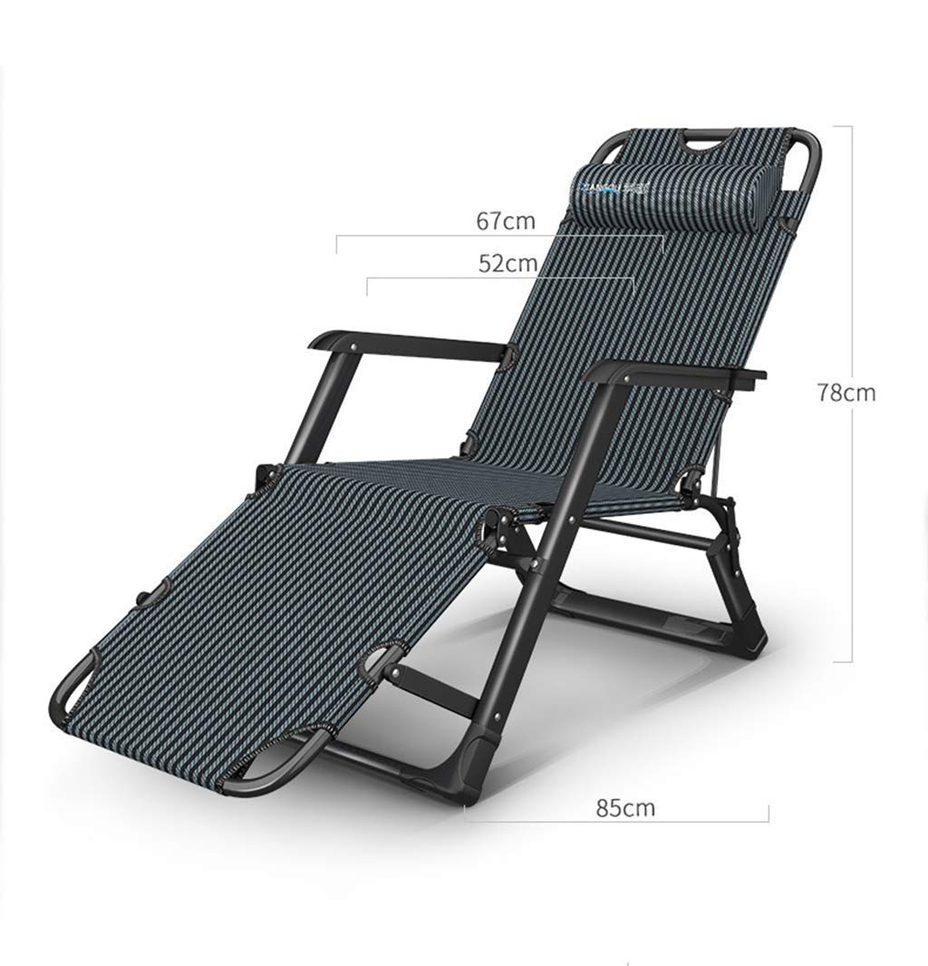 Sedia per Il Tempo Libero per la casa Lettino Prendisole a gravità Zero Sedie reclinabili da Giardino Pieghevoli con Cuscino per Patio sulla Spiaggia Giardino Campeggio all'aperto Max.200 kg