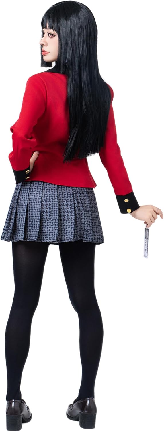 OSIAS Anime Kakegurui Jabami Yumeko School Uniform Cosplay Costume - Image 3