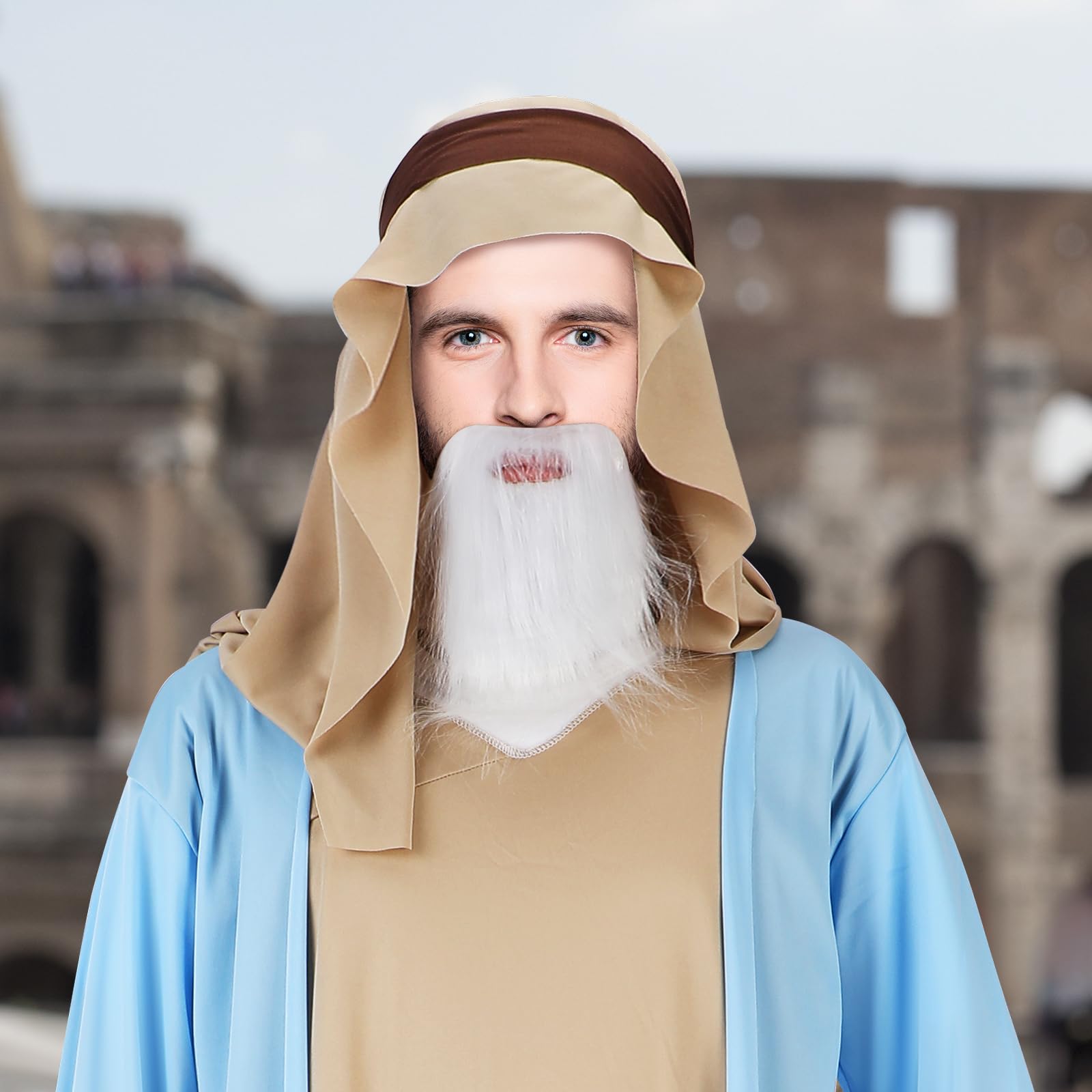 Ramede Jesus Costume Biblical Religious Costume with Jesus Headband