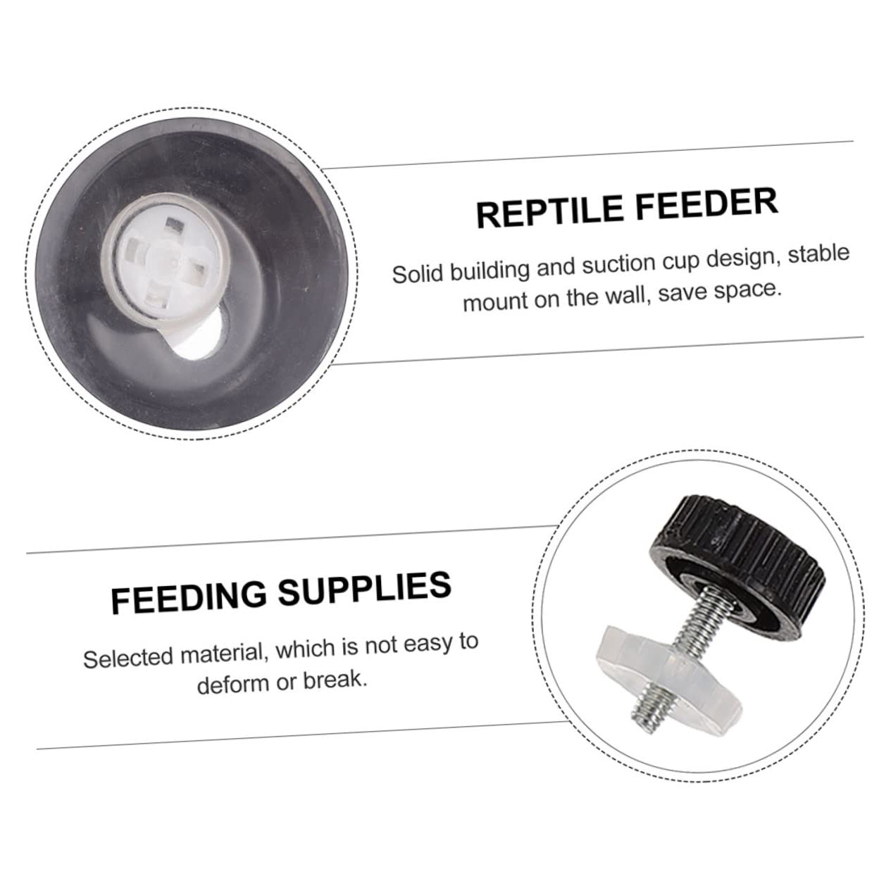 BESPORTBLE 5 Juegos De Cuencos para Reptiles Cuenco De Agua para Comida De Tortuga Plataforma De Alimentación para Reptiles Tanque De Tortuga Plato De Comida para Gecko Accesorios para