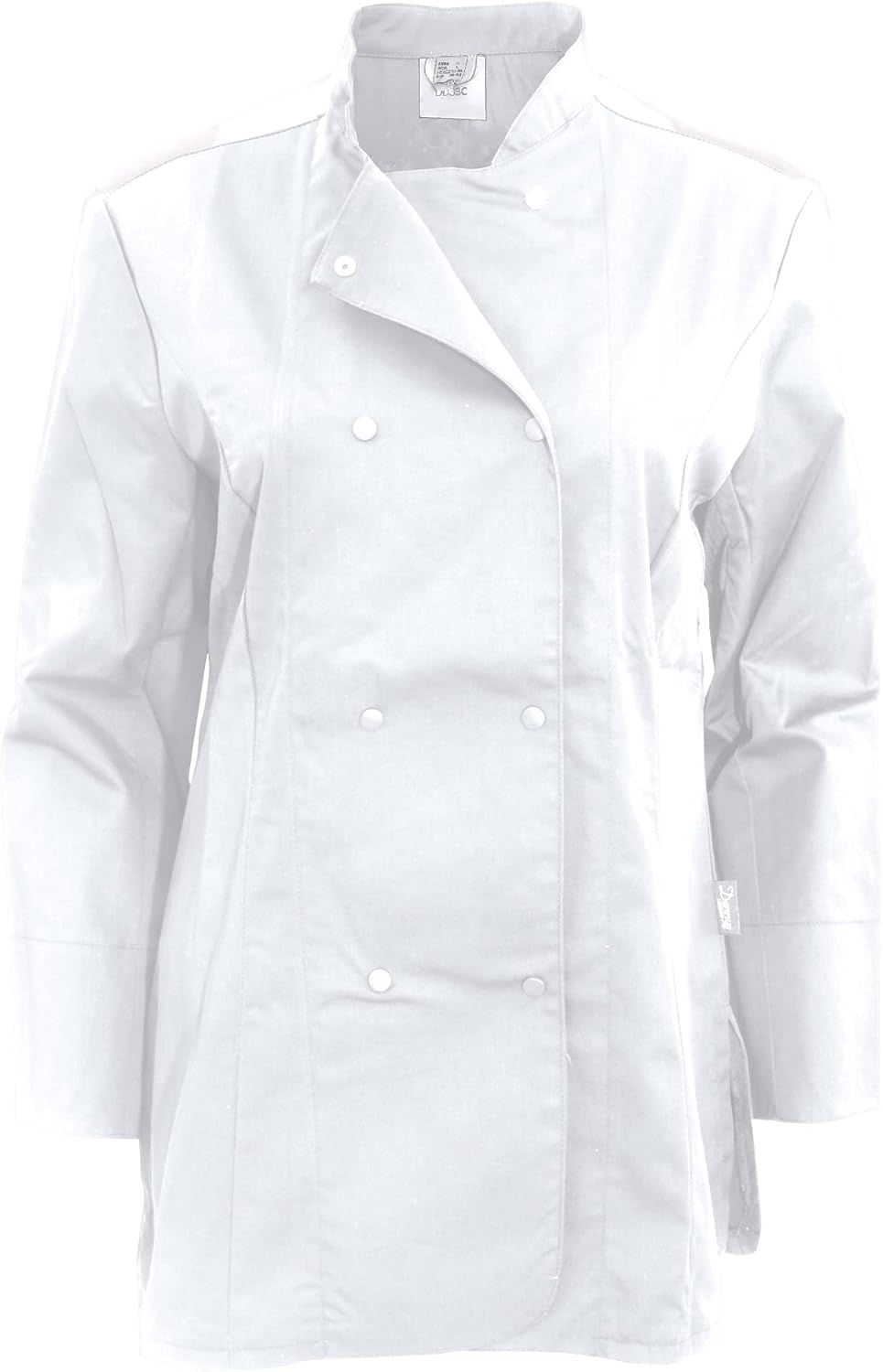 Denny's Womens/Ladies Long Sleeve Fitted Chef Jacket (S) (White)