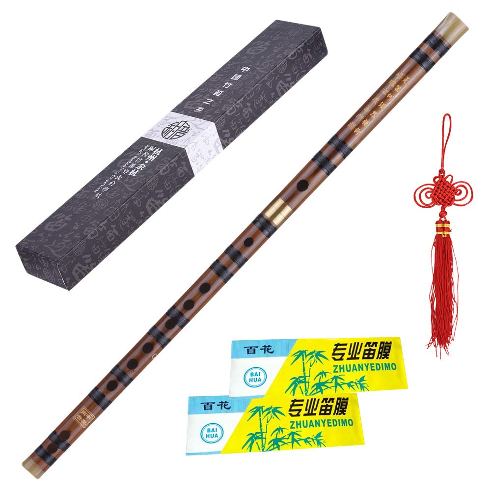 Btuty G-Schlüssel-Flöte Dizi Bitter-Bambus steckbar traditionell handgefertigt chinesisches Musikinstrument Holzblasinstrument Tonart G Studienstufe professionelle Aufführung