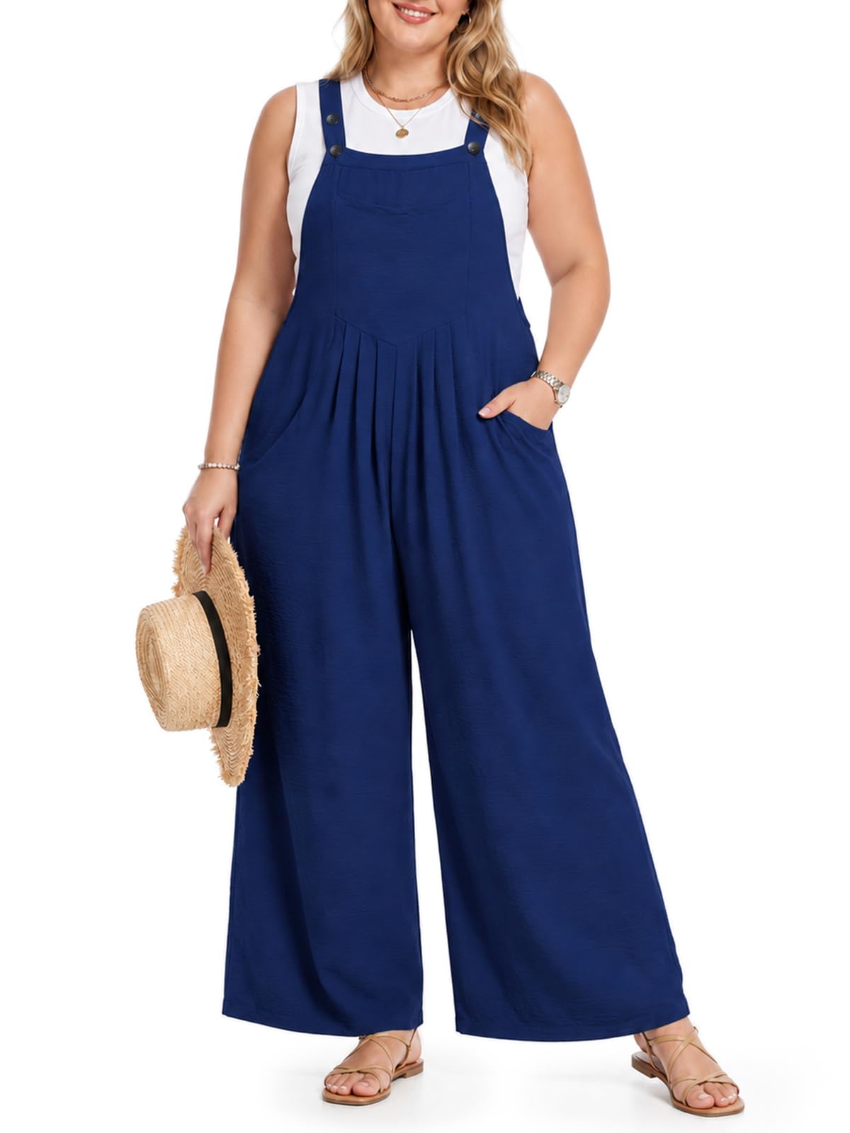 Photo 1 of Moon Wood Plus Size Jumpsuit Overalls