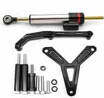 Stabilizzatore Sterzo Per Triumph Street Triple 765 2017-2022 - Kit Montaggio In Alluminio Rosso - Foto 2