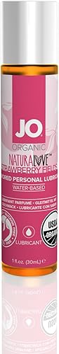 System JO Naturalove USDA - Lubricante orgánico de fresas, 251673, 1