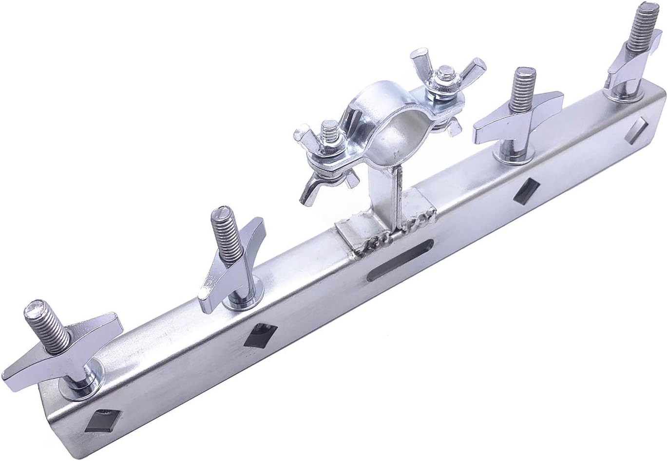 Cowbell Holder Latin Percussion Mount-All Percussion Bracket Instrument Accessory (4 Position Mounted Chrome)