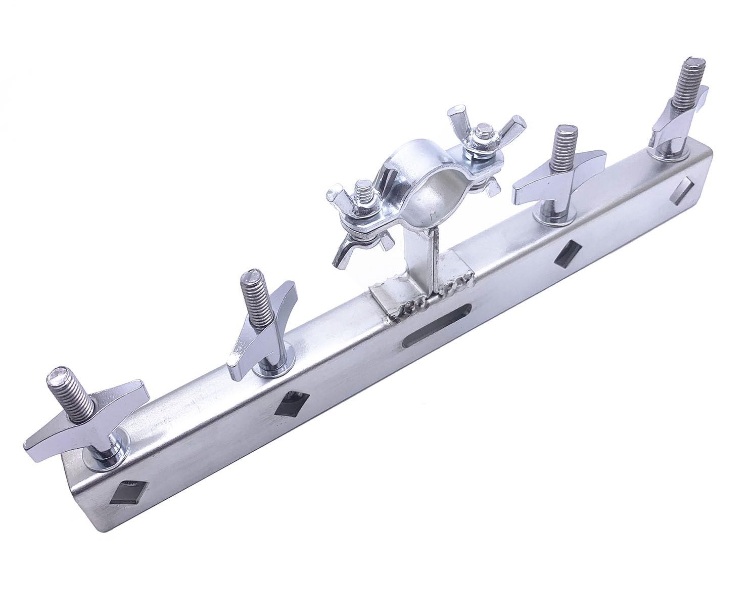 Cowbell Holder Latin Percussion Mount-All Percussion Bracket Instrument Accessory (4 Position Mounted Chrome)