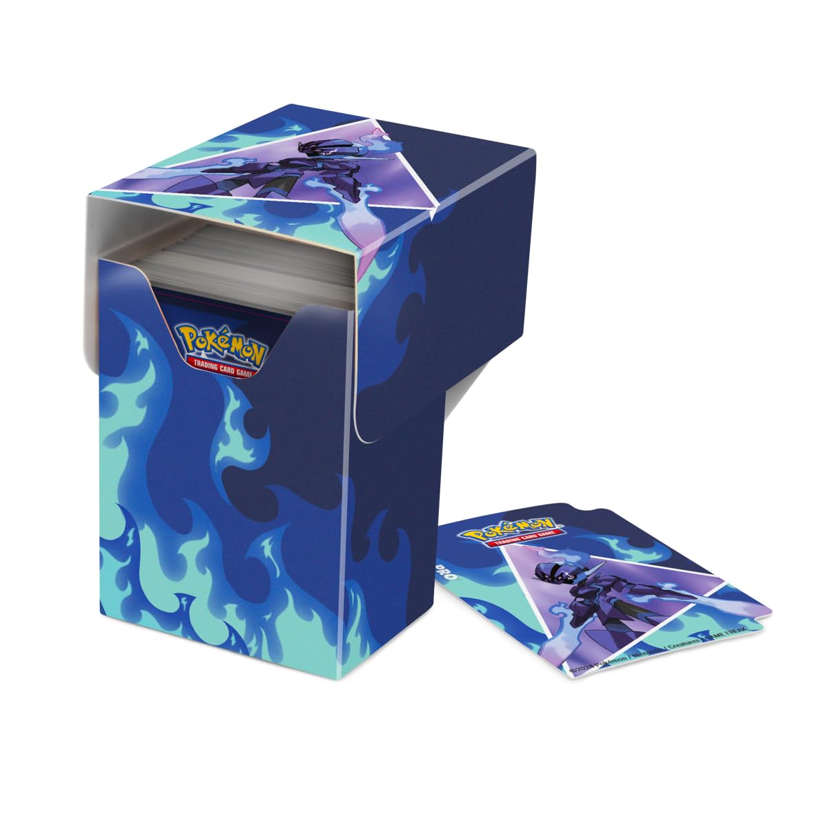 double sleeved pokemon cards Amazon.com: Ultra Pro Full View Deck Box for - Ceruledge Artwork - Includes Divider - Holds 75 Double-Sleeved Cards The best prices today Each sleeve holds one Color_Black How Many:5 protectors