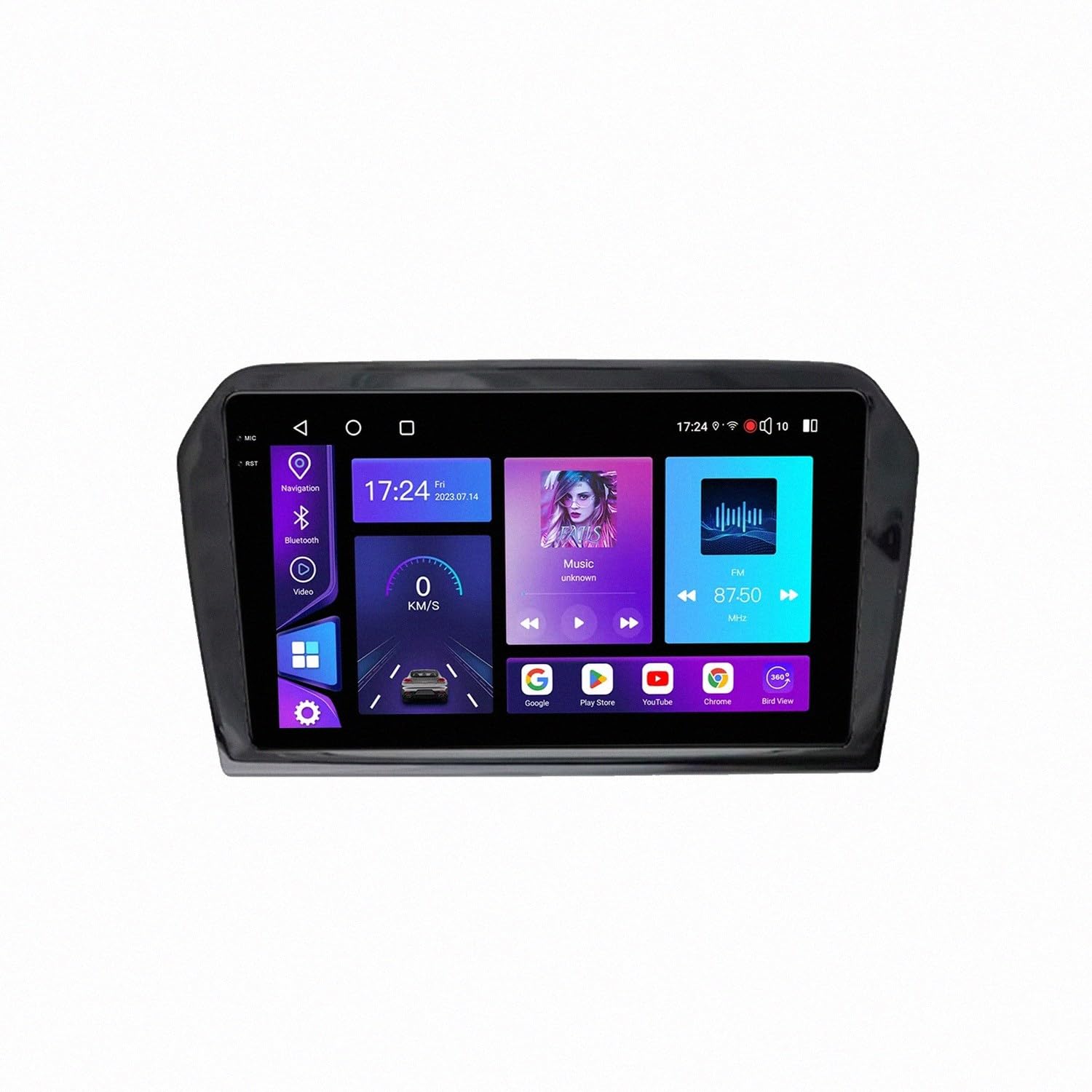 Schermo Auto con Carplay Wireless e Android Auto per Volkswagen Skoda Octavia 2 A5 2007-2014 Car Radio con Wifi, Gps Navi, Schermo Bluetooth, with Mirror, 8 Nucleo 6G+128G