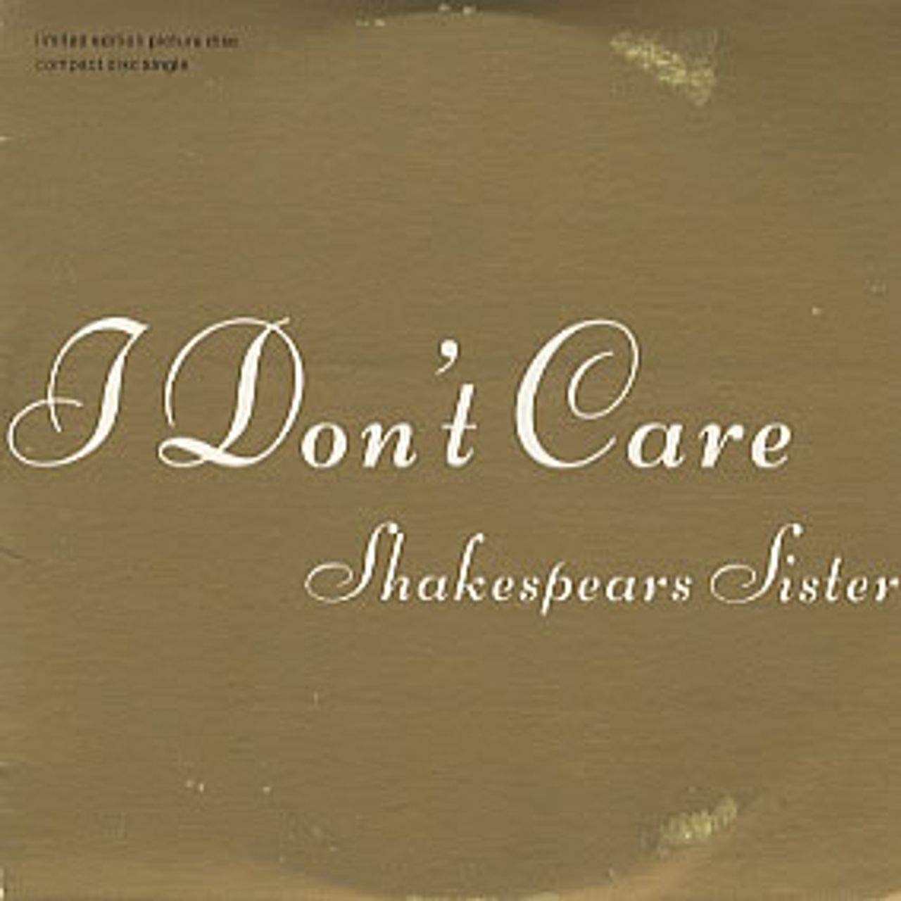 I Don't Care [Audio CD]