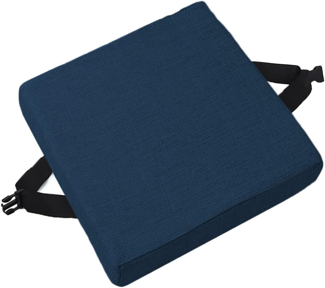 uyeoco Seat Pads for Dinin Chairs,25x25,28x28cm,30x30cm,35x35cm,40x40cm,45x45cm,50x50cm Adjustable Kitchen, Office and Garden Chair with Ties Non Slip Comfortable Cushion(O11,45x45x3cm)