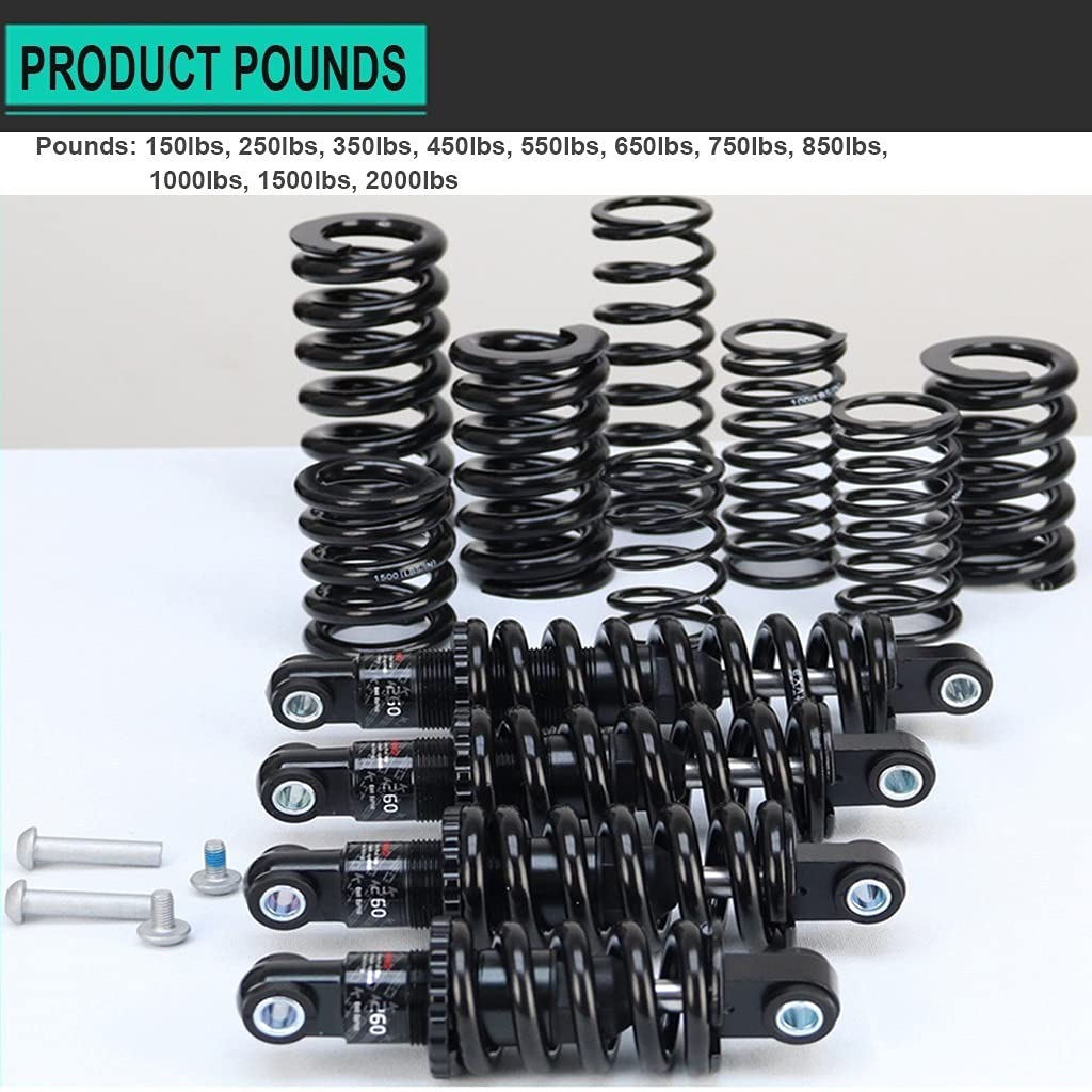 TYXTYX E-Bike MTB Fiets Schokbreker 125mm (4.92) 150mm (6), Mountainbike Achter Veerschok 165mm (6.5) 190mm (7.5 TYXTYX E-Bike MTB Fiets Schokbreker 125mm (4.92) 150mm (6), Mountainbike Achter Veerschok 165mm (6.5) 190mm (7.5