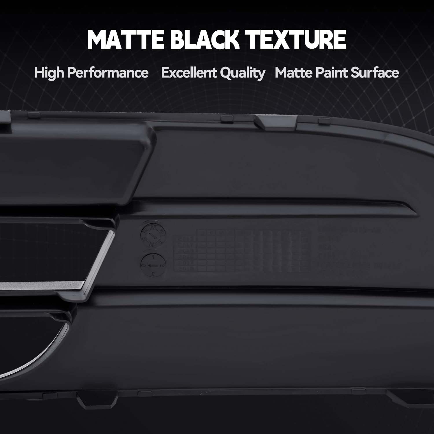 Front Bumper Lower Grille Compatible With 2015-2018 Lincoln MKC, Replacement For EJ7Z17K945AA,FO1036173C