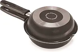 Omeleteira/Sanduicheira Baby Alumínio Fortaleza Preto