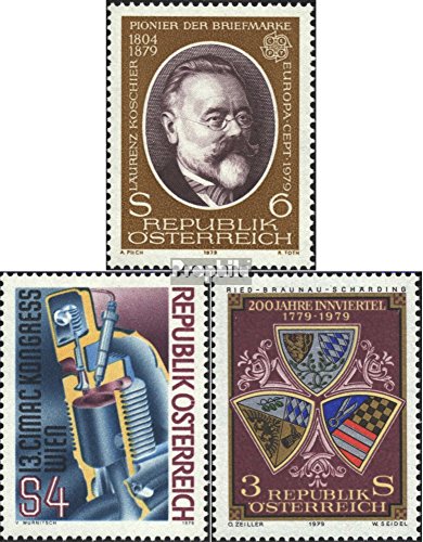 Prophila Collection Österreich 1608,1609,1610 (kompl.Ausg.) postfrisch ** MNH 1979 Postwesen, CIMAC, Innviertel (Briefmarken für Sammler)
