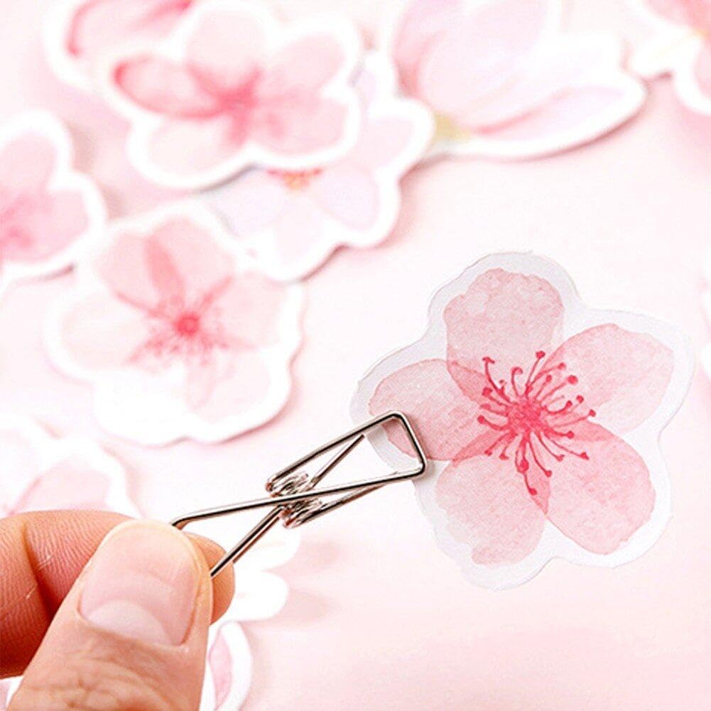 45 Stück Kirschblüten-Aufkleber – Süße Sakura Motive Für Scrapbooking, Laptop & Notizbücher