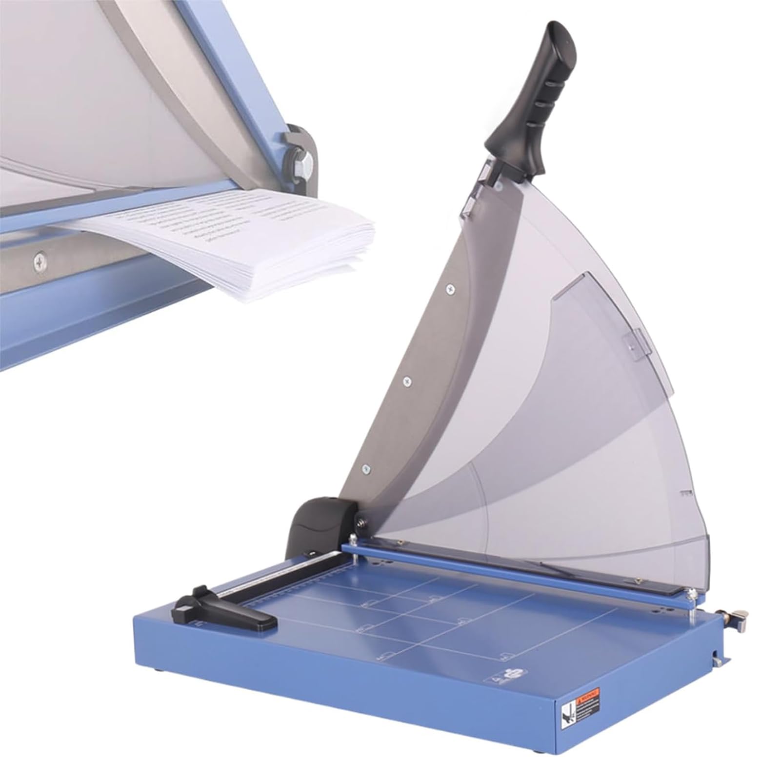 Massicot pour papier A4, coupe guillotine avec protection de sécurité et verrouillage de lame, capacité de 40 feuilles, pour papier cartonné, photos, scrapbooking, bureau, salle de classe