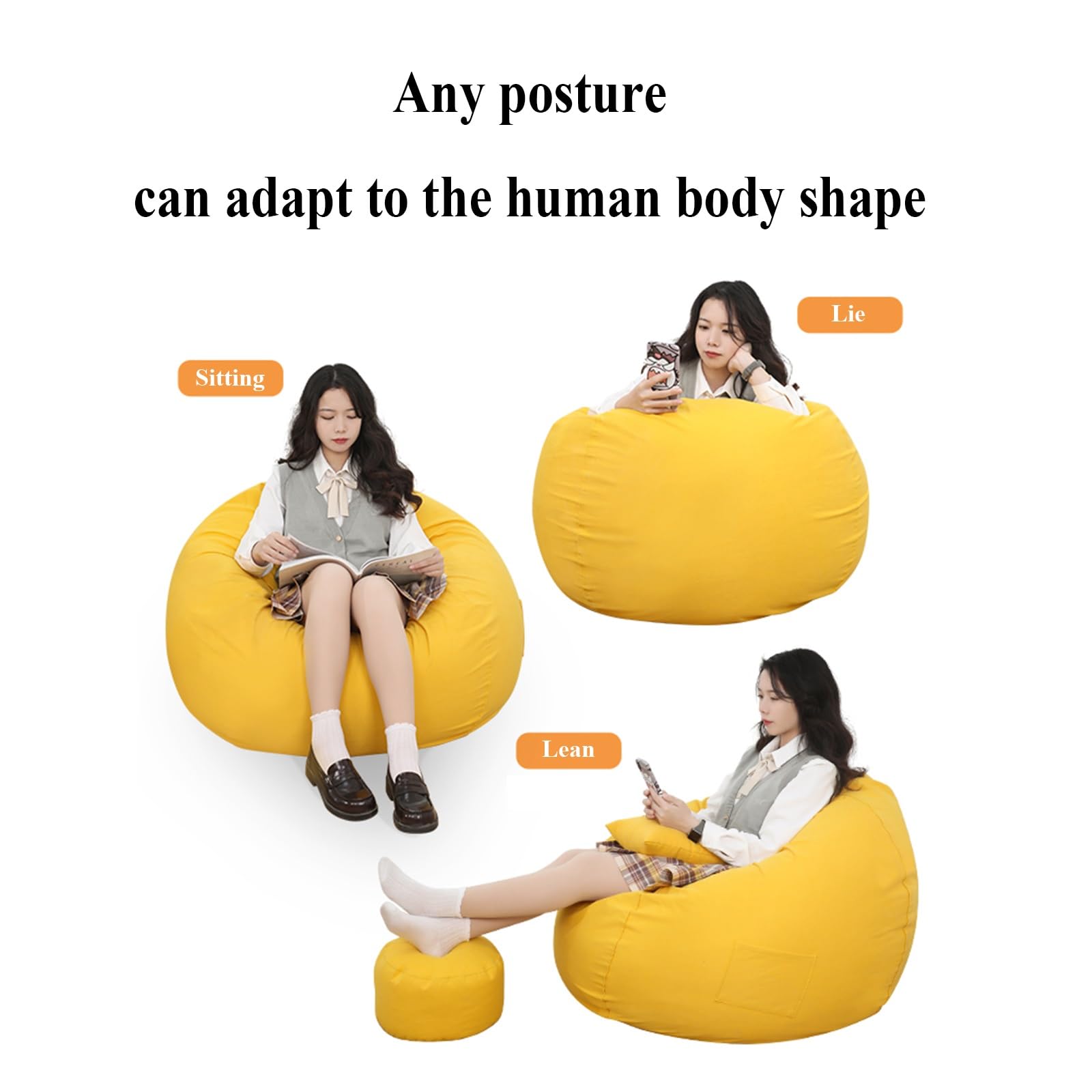 Pouf Da Esterno Pouf Relax Loft Poltrona Sacco Puffo Per Sedersi - Main Image