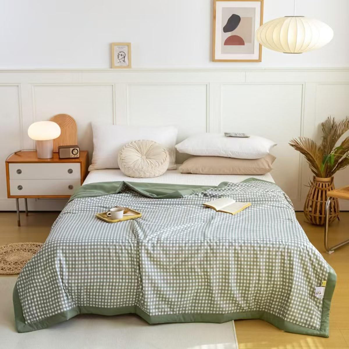 SYXMPFRHO Quilted Blanket Single Double King Size Summer Quilt Microfibre Coverless Duvet All Seasons Cool Summer Duvet Comforter Sofa Bed Cover for All Season Machine Washable(K,150x200cm)