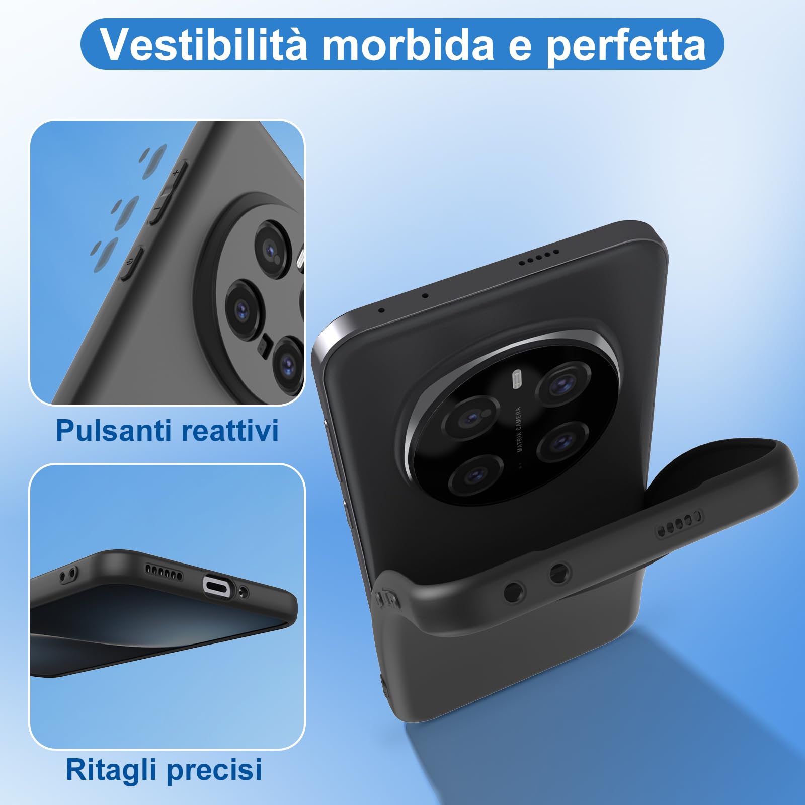 Custodia per Honor 200 5G, custodia telefonica trasparente con protezione angoli rinforzata, paraurti, slim f, antiurto, flessibile in TPU, trasparente | SHEIN ALIA Custodia per Honor 200 5G, custodia telefonica trasparente con protezione angoli rinforzata, paraurti, slim f, antiurto, flessibile in TPU, trasparente | SHEIN ALIA