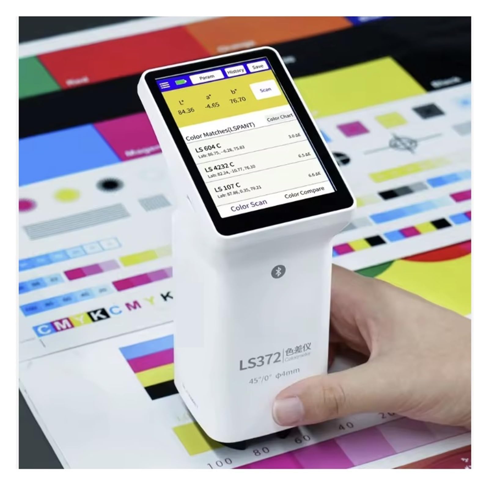Spectrometer, LS372 4mm Aperture Touch Screen Colorimeter