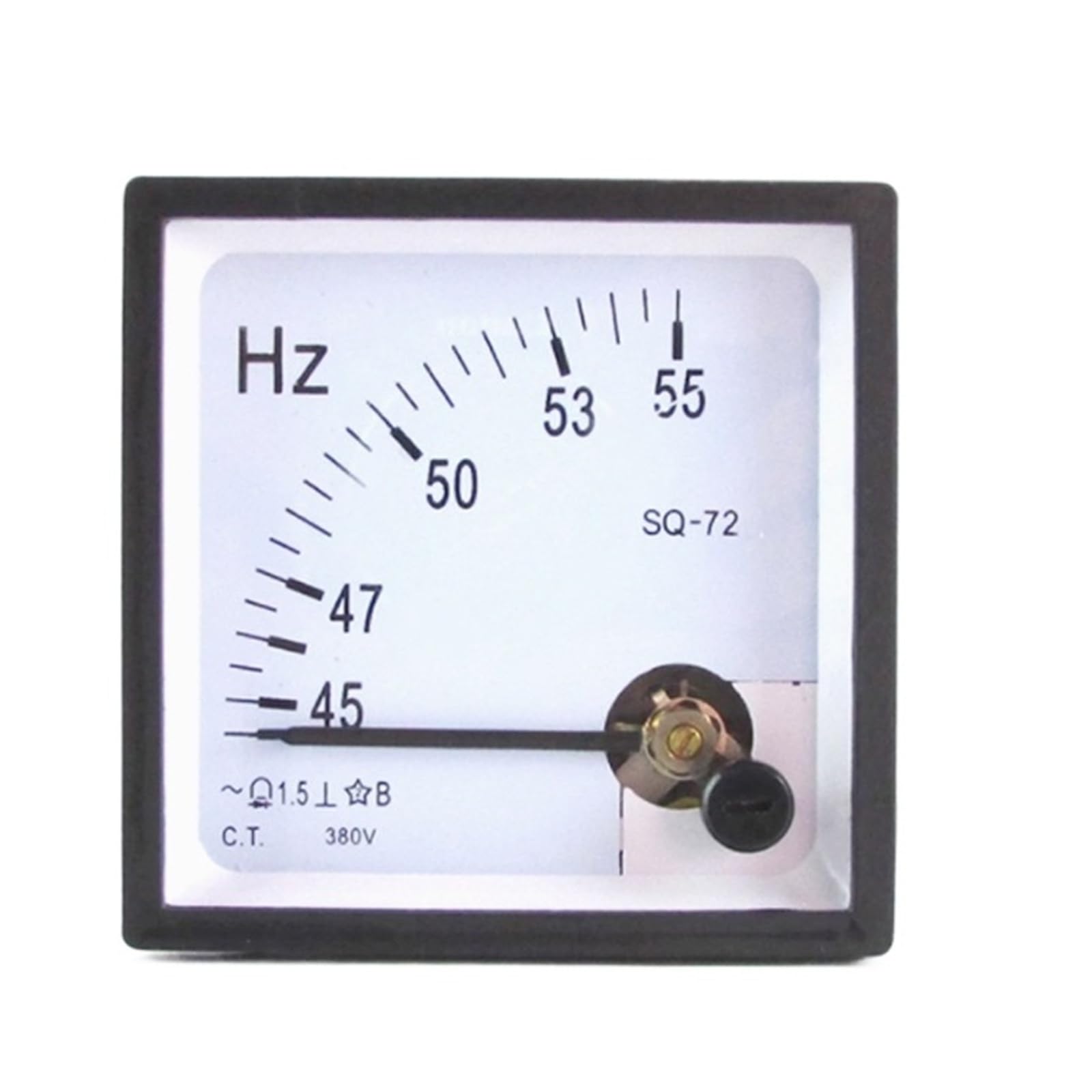 Woltomierz AC amperomierz 100/5 500/5 200/5 300/5 AC250 V 450 V 45-55 / 65 Hz 220 V 380 V częstotliwościomierz 72 x 72 mm (Ammer, 450 V)