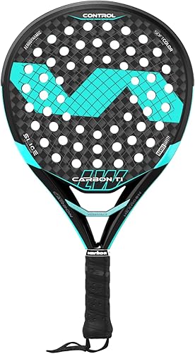 Miniatura 2 de LW Carbon Ti - Raqueta de pádel - Forma redonda para un máximo control - EVA Softcore, marco de carbono y fibra de vidrio, perforación aerodinámica,