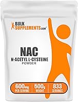 Vista 6 de Pura NAC (N acetilo L cisteína) polvo BulkSupplements, 1