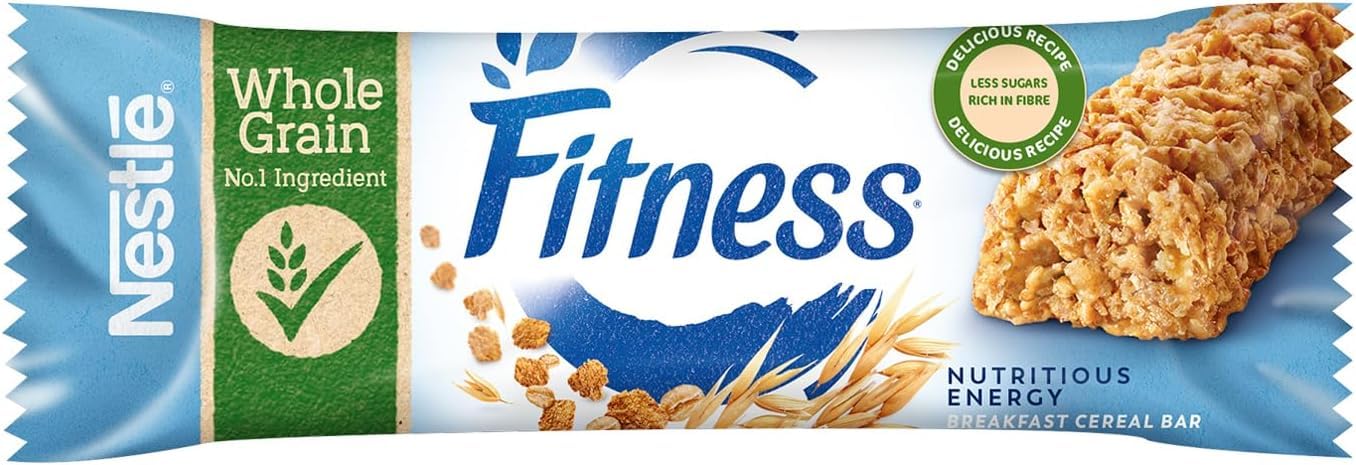 Nestlé Lot de 4 barres de fitness Barrette di Cereali Integrali, paquet de 564 g, chaque paquet contient 24 barres de 23,5 g + 1 paquet de thé glacé San Benedetto au citron sans sucre 330 ml