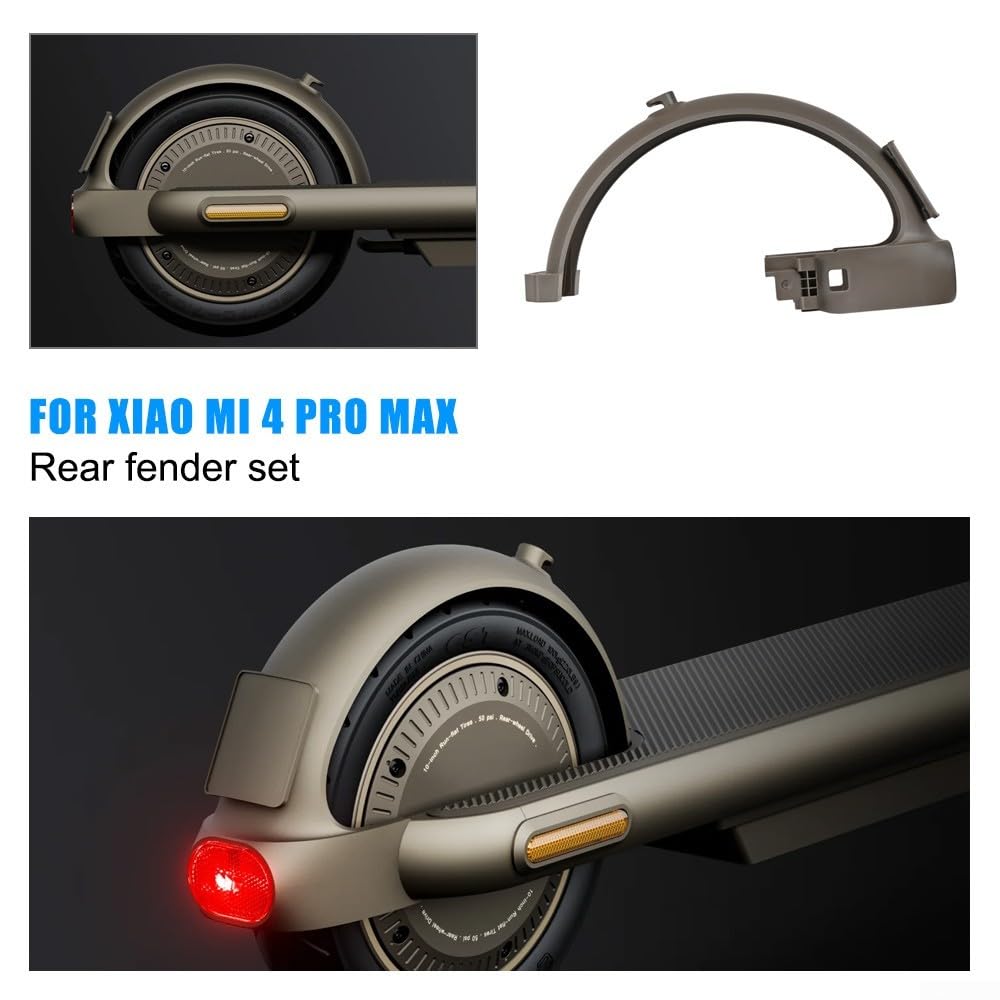 Kit pour garde-boue Scooter pour xiaomi 4 Pro Matériau ABS Kit(B)