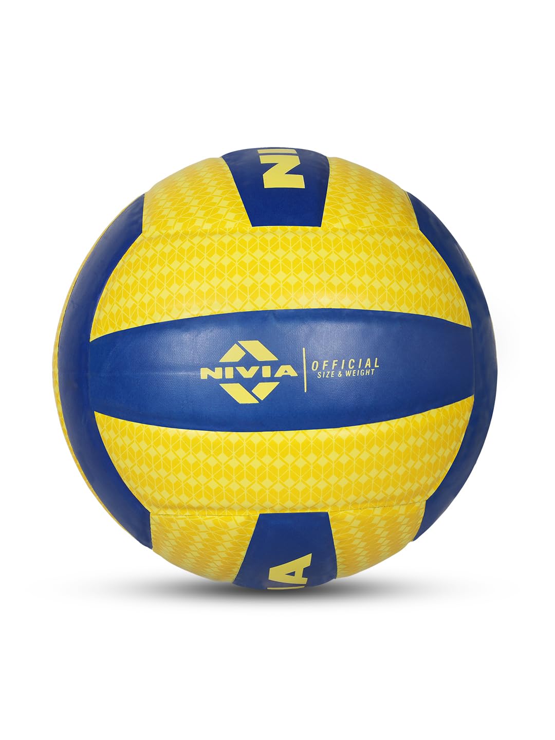 Airstrike Pu Volleyball Size: 4, Color : Yellow And Blue, Ideal For Training/Match, Yellow/Blue, 1122, Nivia1122