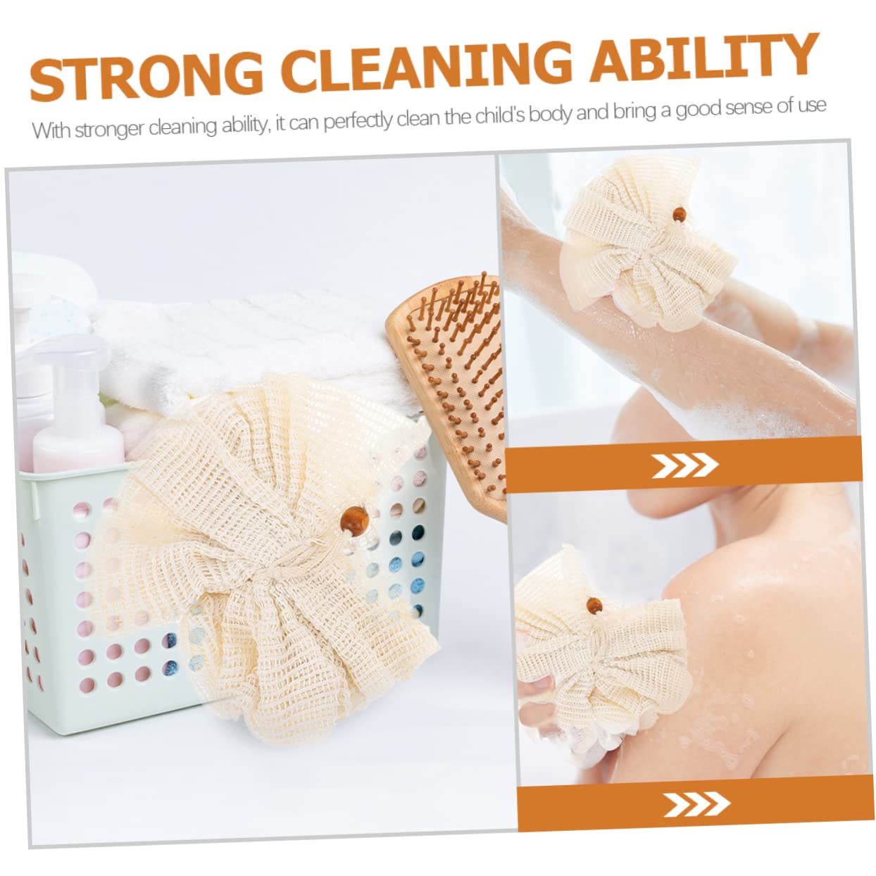 minkissy 2 Juegos de Esponjas Exfoliantes de Lufa para Baño Esponjas Naturales para (4 Unidades)