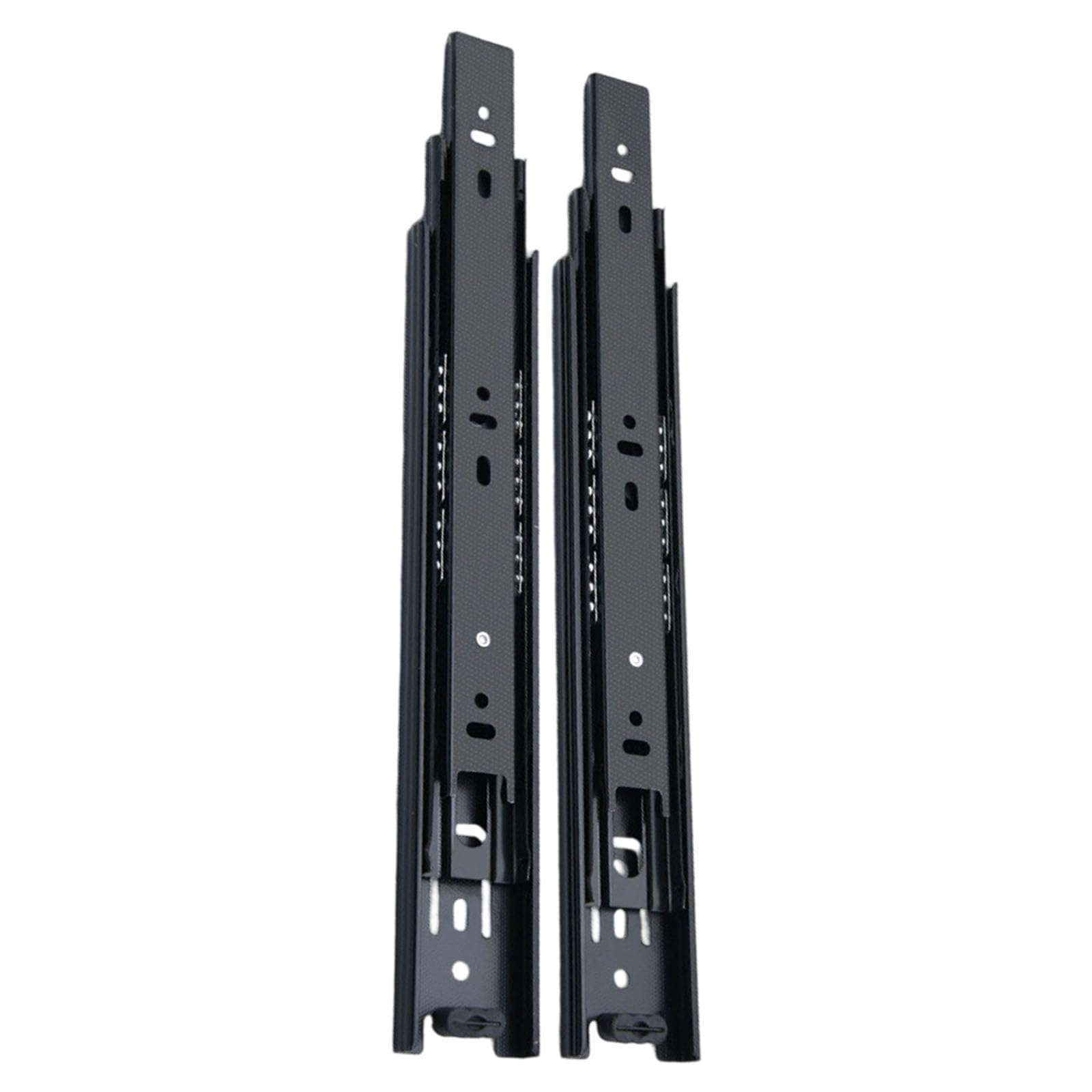 1 Pair Drawer Slides Soft Close Track Rail Hydraulic Damping Buffer Cabinet Drawer Slide Hardware Durable Cabinet Drawer Slide Hardware