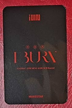 Amazon.co.jp: (G)I-DLE ミヨン I BURN MAKESTAR 特典 トレカ B ver. G